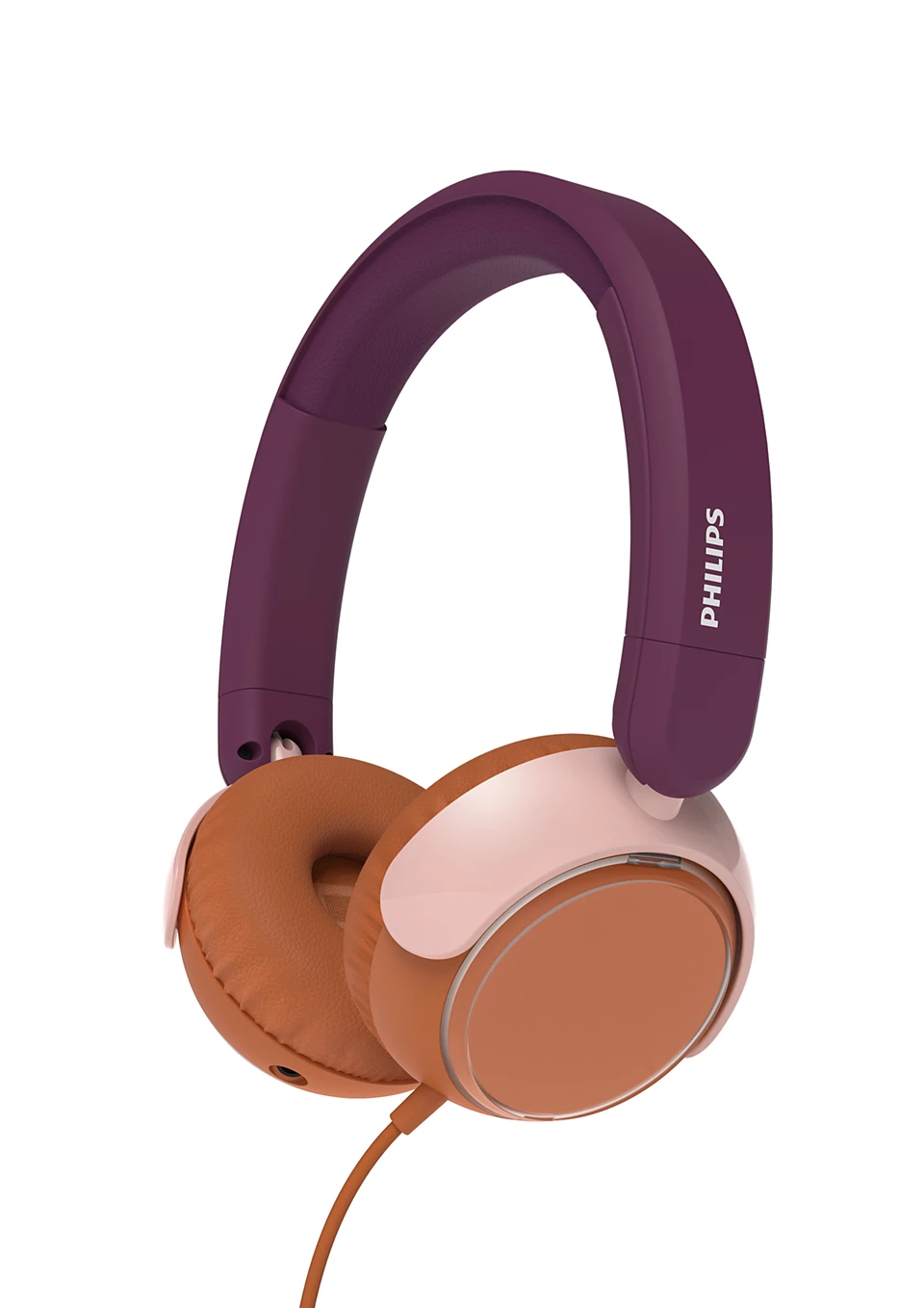 Philips 2000 series TAK2000MP/00 auricular y casco Auriculares Al�mbrico Diadema Llamadas/M�sica USB Tipo C Naranja, P�rpura, Rosa