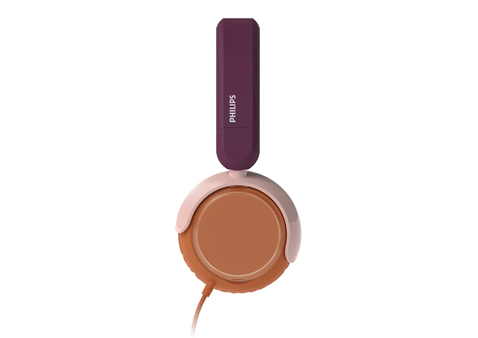 Philips 2000 series TAK2000MP/00 headphones/headset Wired Head-band Calls/Music USB Type-C Orange, Purple, Rose