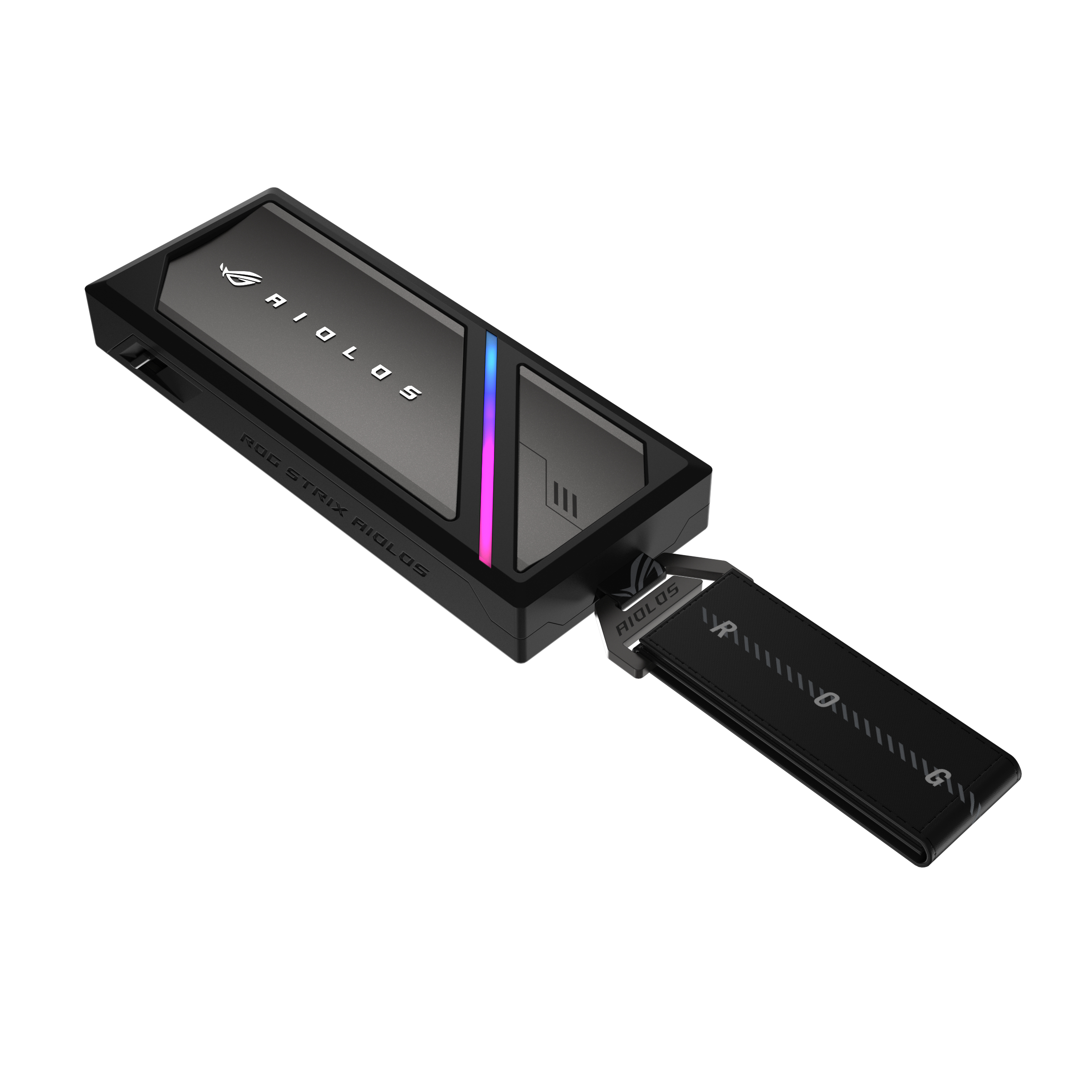 ASUS ROG Strix Aiolos SSD enclosure Black M.2
