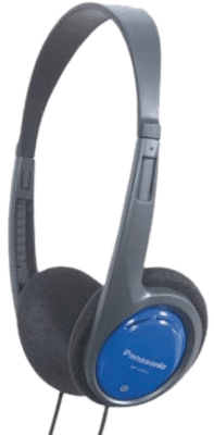 Panasonic RP-HT010E-A sw/bl Kopfhrer1.2m Kabel ultraleicht