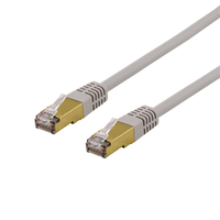 Deltaco SFTP-603AH - 0,3 m - Cat6a - S/FTP (S-STP) - RJ-45 - RJ-45