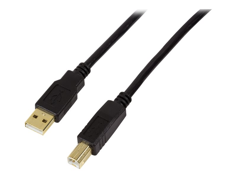 LogiLink USB-Kabel - USB (M) bis USB Typ B (M)