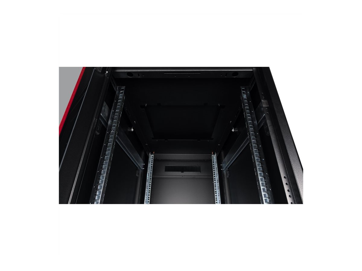 ROLINE Pro - Schrank Netzwerkschrank - RAL 9005, Jet Black - 42HE - 48.3 cm (19)