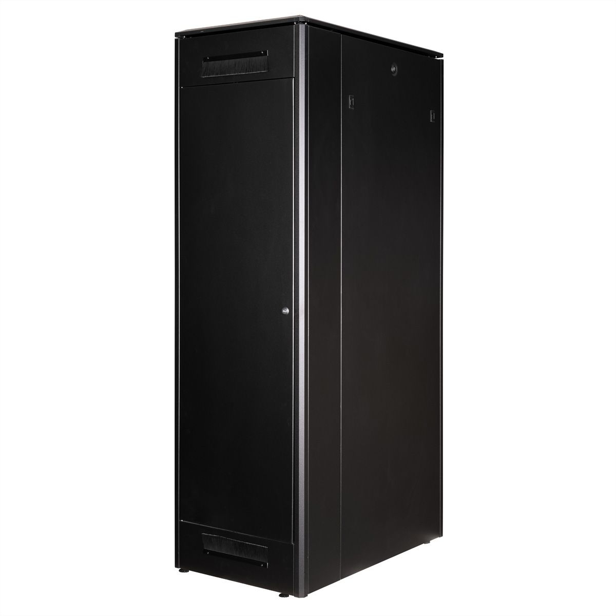 ROLINE Pro - Schrank Netzwerkschrank - RAL 9005, Jet Black - 42HE - 48.3 cm (19)