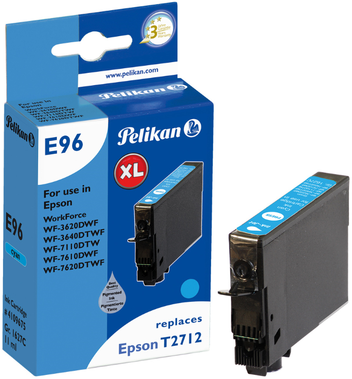 Pelikan E96 cartuccia dinchiostro Ciano