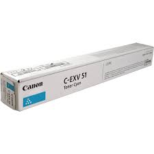 Canon C-EXV 51 C - 0482C002 - Toner cyan - fr imageRUNNER ADVANCE C5535, C5540, C5550, C5560, DX C5735, DX C5740, DX C5750, DX C5760