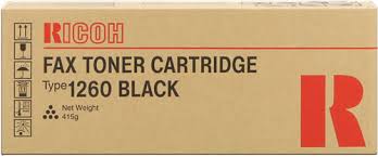 Ricoh 430351 - Type 1260 - Toner schwarz - fr Gestetner F104, F530, F550, F9103, FAX 3320, FAX 4430; FAX 3310, 3320, 4410, 4420, 4430