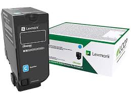 Lexmark 74C2SC0 cartucho de tner 1 pieza(s) Original Cian