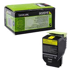 Lexmark 80C2SYE - 802SYE - Toner gelb - f�r CX310dn, CX310n, CX410de, CX410dte, CX410e, CX510de, CX510dhe, CX510dthe