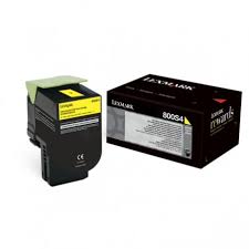 Lexmark 80C0S40 cartuccia toner 1 pz Originale Giallo