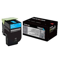 Lexmark 70C0H20 cartuccia toner 1 pz Originale Ciano