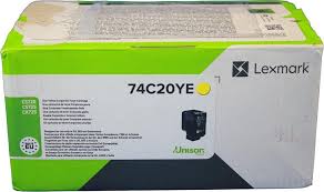 Lexmark 74C20YE - Toner gelb - f�r CS720de, CS720dte, CS725de, CS725dte, CX725de, CX725dhe, CX725dthe