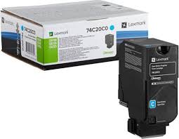 Lexmark 74C20CE - Toner cyan - f�r CS720de, CS720dte, CS725de, CS725dte, CX725de, CX725dhe, CX725dthe