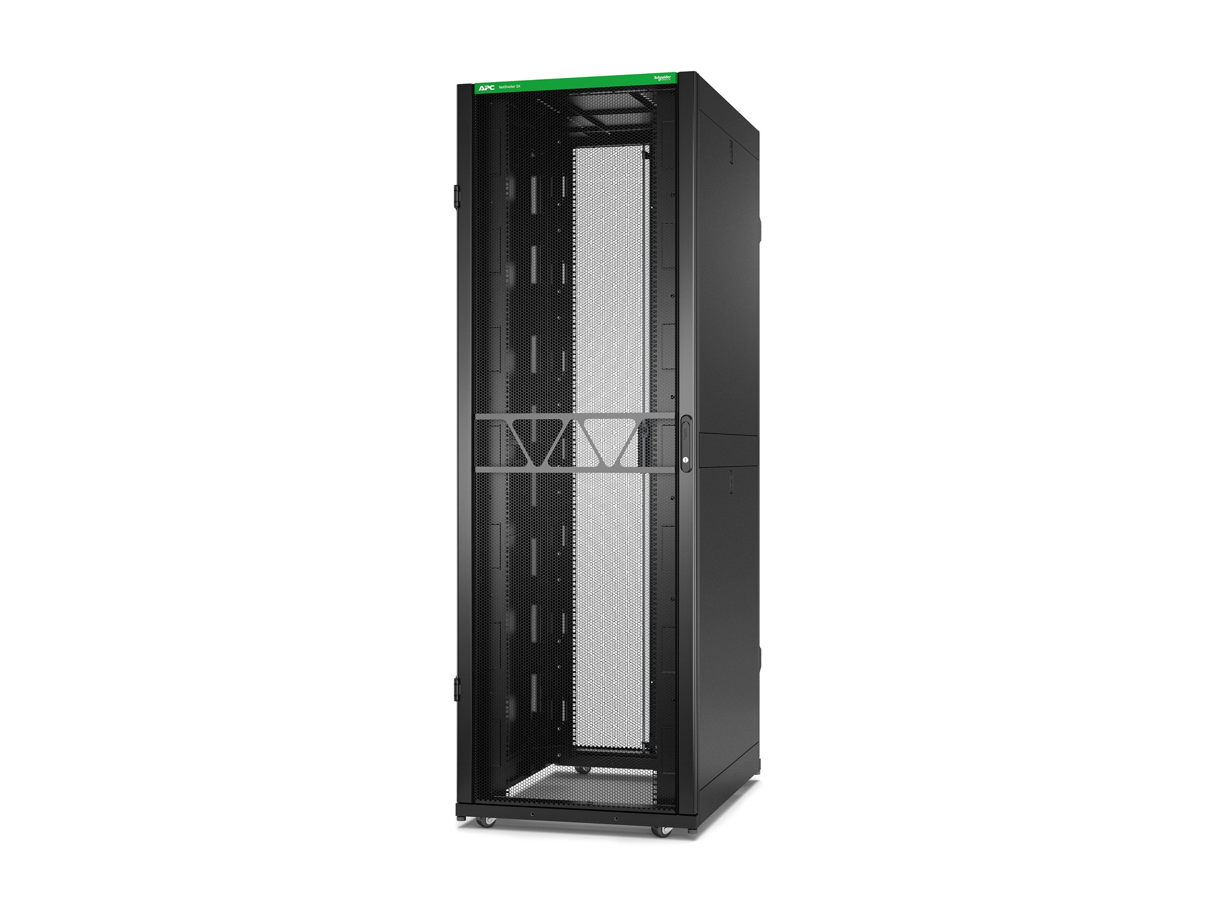 APC NetShelter SX Server Rack Gen 2, 48U, 2258H x 750W x 1070D mm, with Sides, Black