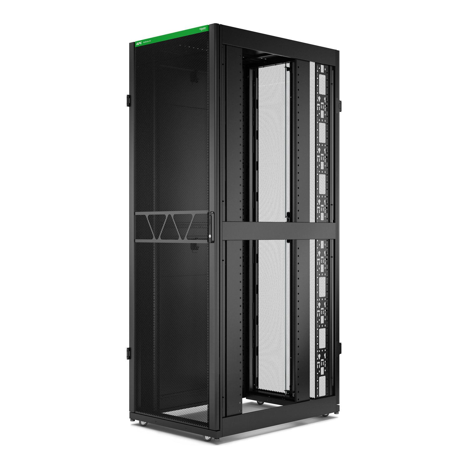 APC NetShelter SX Server Rack Gen 2, 48U, 2258H x 750W x 1070D mm, with Sides, Black