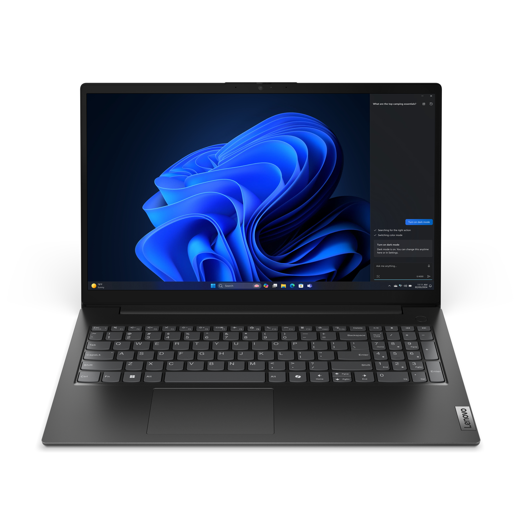 Lenovo V15 G5 IRL Intel� Core i5 i5-13420H Port�til 39,6 cm (15.6) Full HD 32 GB DDR5-SDRAM 512 GB SSD Wi-Fi 6 (802.11ax) Windows 11 Pro Alem�n Negro