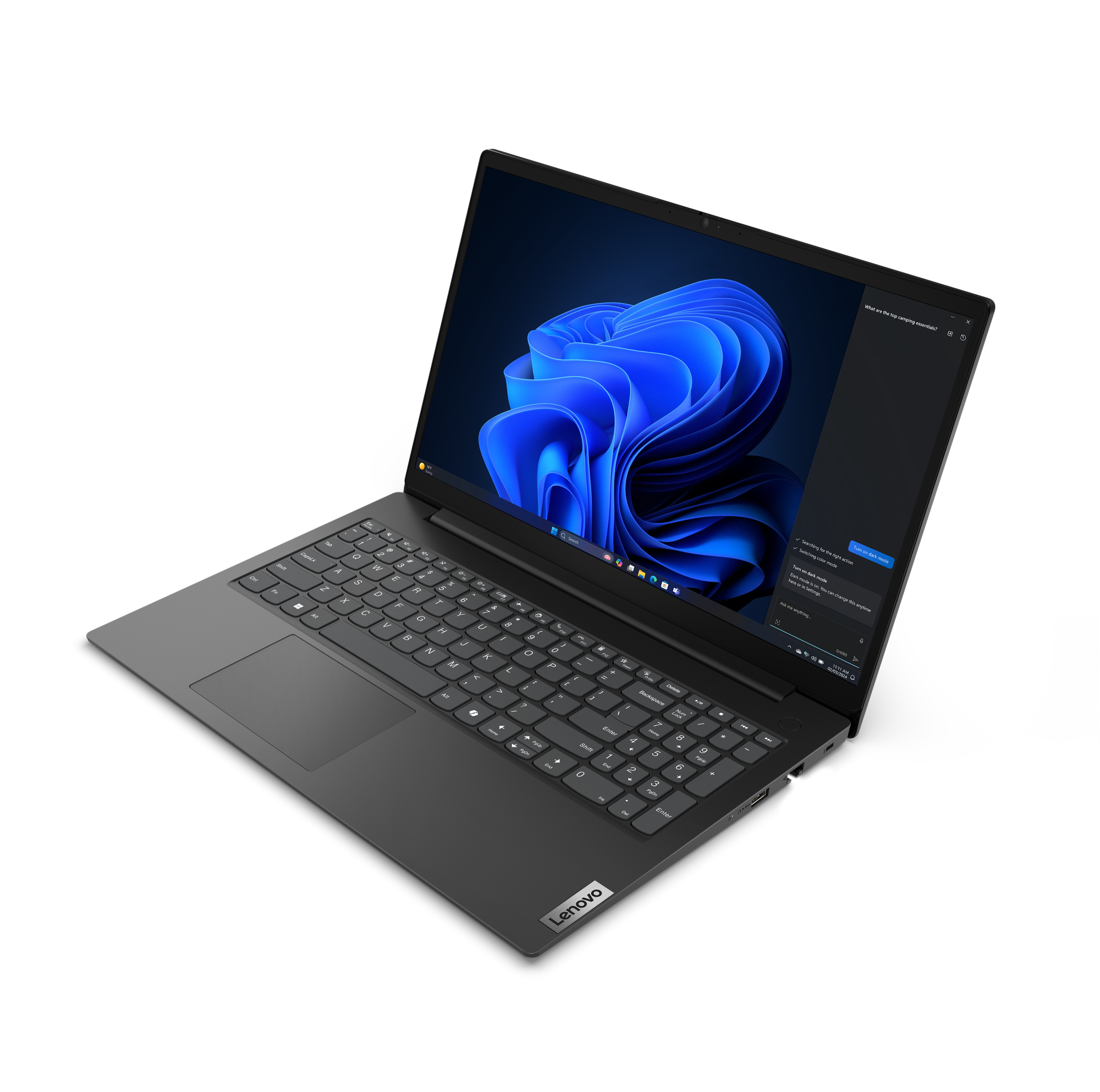 Lenovo V15 G5 IRL Intel� Core i5 i5-13420H Port�til 39,6 cm (15.6) Full HD 32 GB DDR5-SDRAM 512 GB SSD Wi-Fi 6 (802.11ax) Windows 11 Pro Alem�n Negro