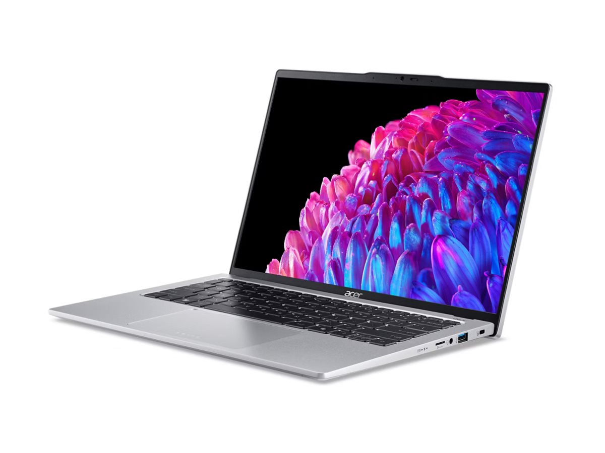 Acer Swift Go 14 SFG14-73 - 180�-Scharnierdesign - Intel Core Ultra 7 155H / 1.4 GHz - Evo - Win 11 Home - Intel Arc Graphics - 16 GB RAM - 1.024 TB SSD NVMe - 35.6 cm (14)