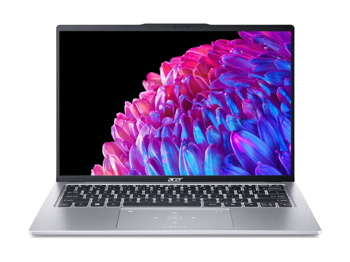 Acer Swift Go 14 SFG14-73 - 180�-Scharnierdesign - Intel Core Ultra 7 155H / 1.4 GHz - Evo - Win 11 Home - Intel Arc Graphics - 16 GB RAM - 1.024 TB SSD NVMe - 35.6 cm (14)