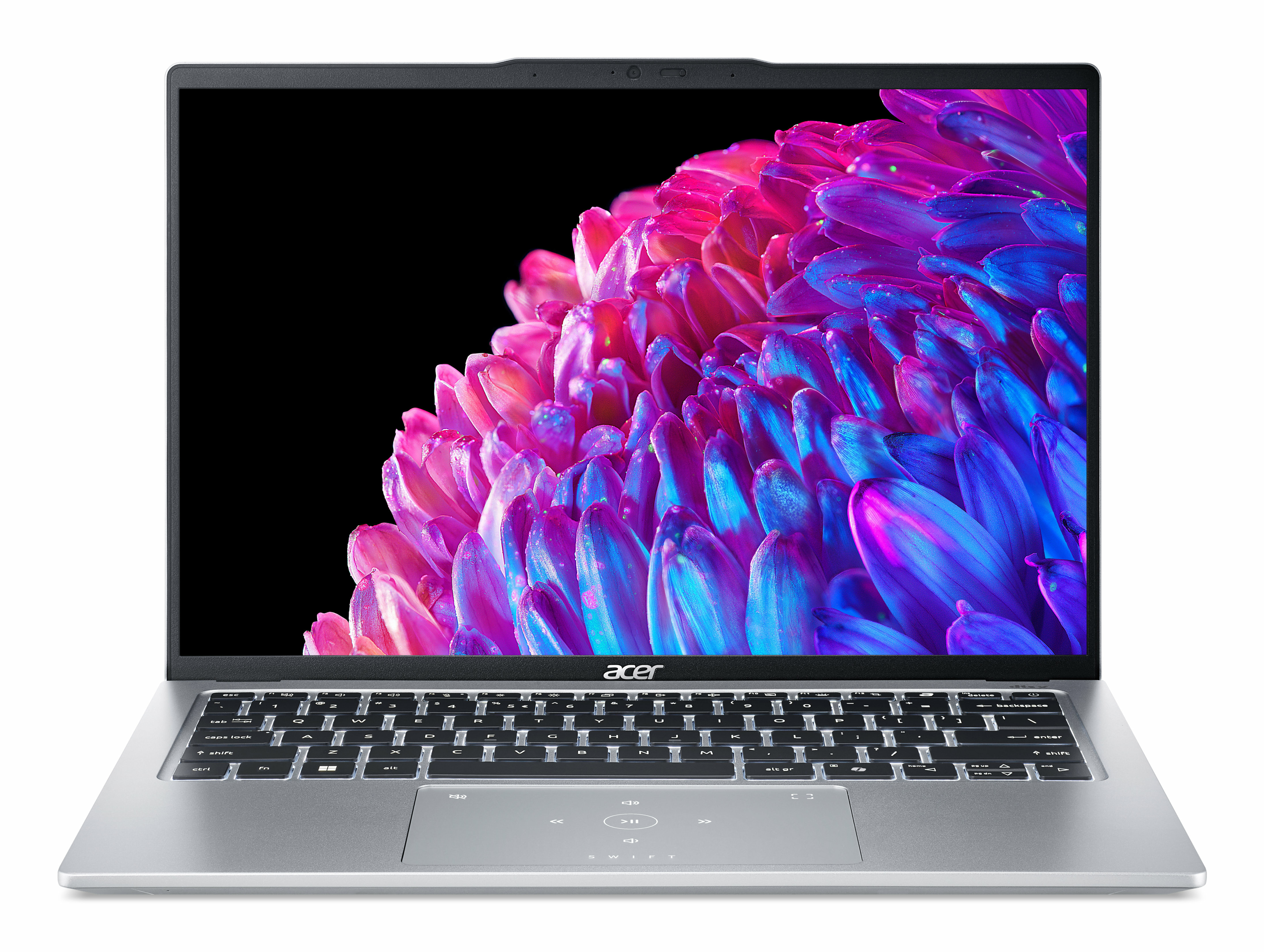 Acer Swift Go 14 SFG14-73 - 180�-Scharnierdesign - Intel Core Ultra 7 155H / 1.4 GHz - Evo - Win 11 Home - Intel Arc Graphics - 16 GB RAM - 1.024 TB SSD NVMe - 35.6 cm (14)