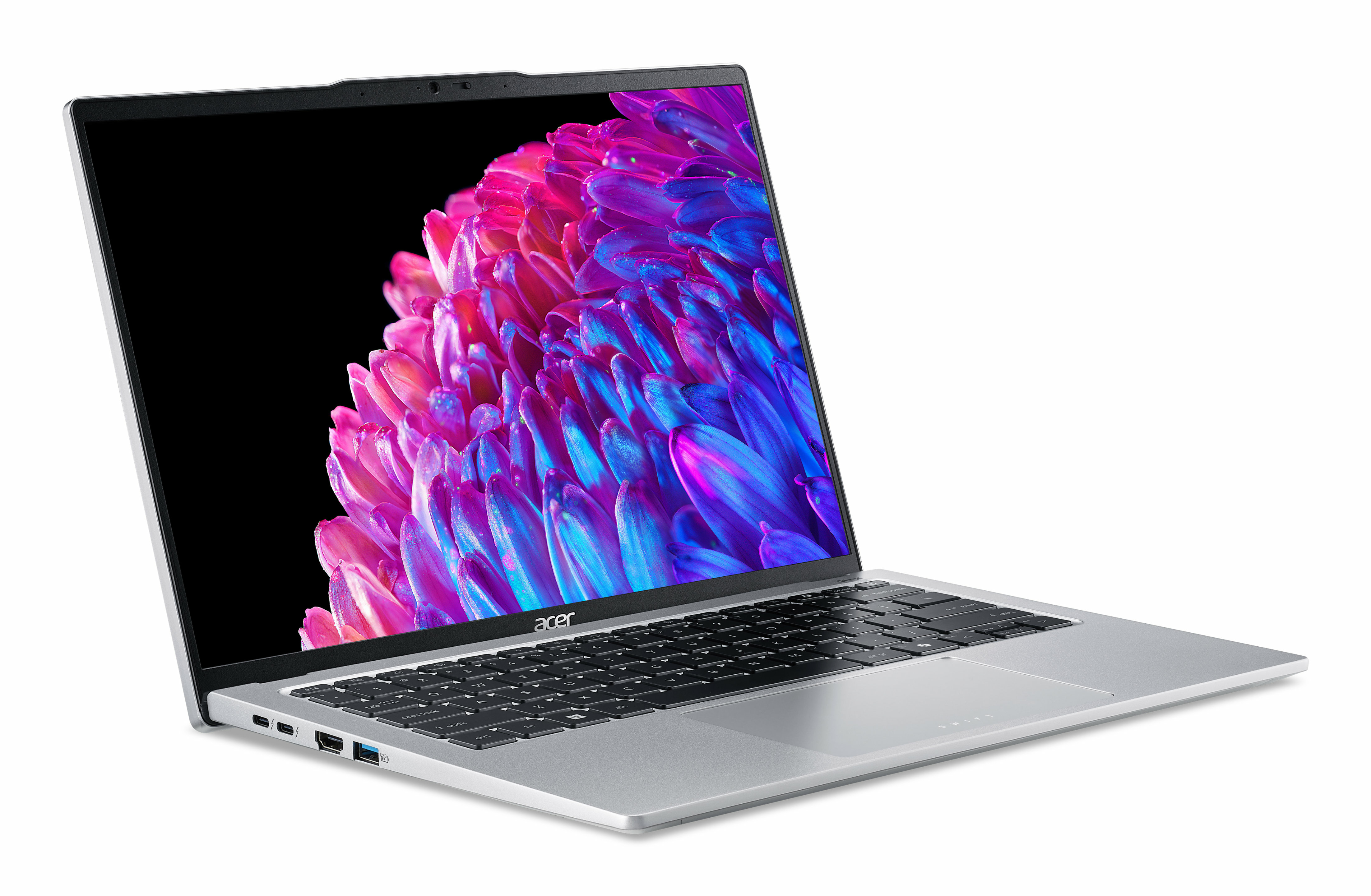 Acer Swift Go 14 SFG14-73 - 180�-Scharnierdesign - Intel Core Ultra 7 155H / 1.4 GHz - Evo - Win 11 Home - Intel Arc Graphics - 16 GB RAM - 1.024 TB SSD NVMe - 35.6 cm (14)