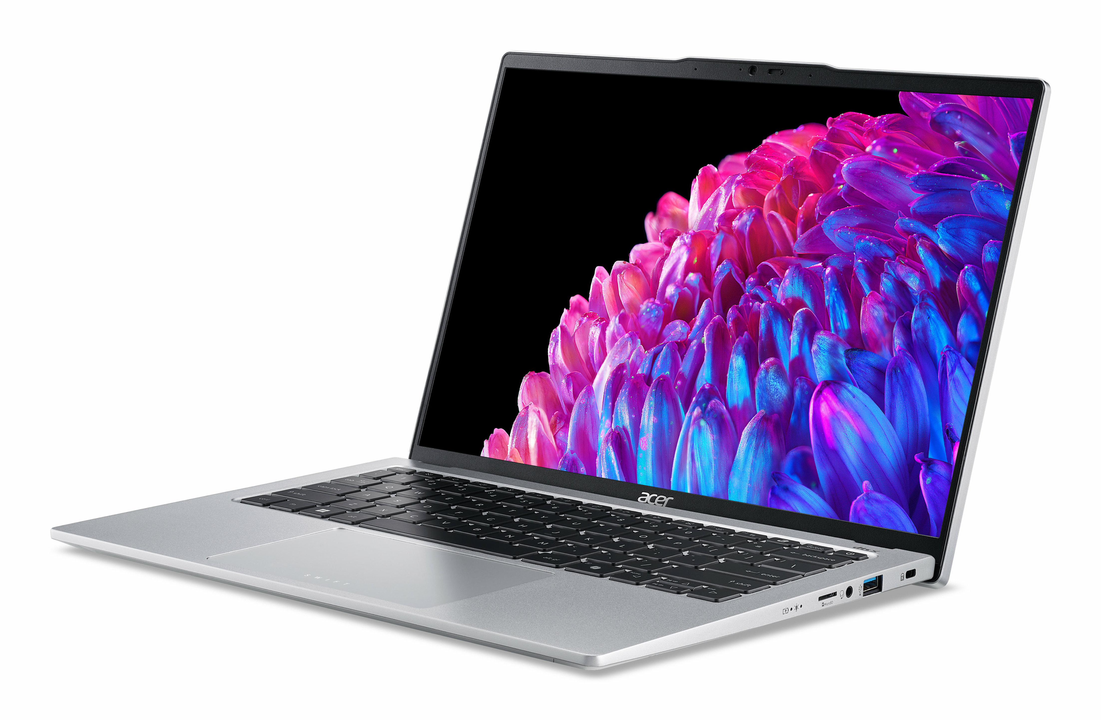 Acer Swift Go 14 SFG14-73 - 180�-Scharnierdesign - Intel Core Ultra 7 155H / 1.4 GHz - Evo - Win 11 Home - Intel Arc Graphics - 16 GB RAM - 1.024 TB SSD NVMe - 35.6 cm (14)