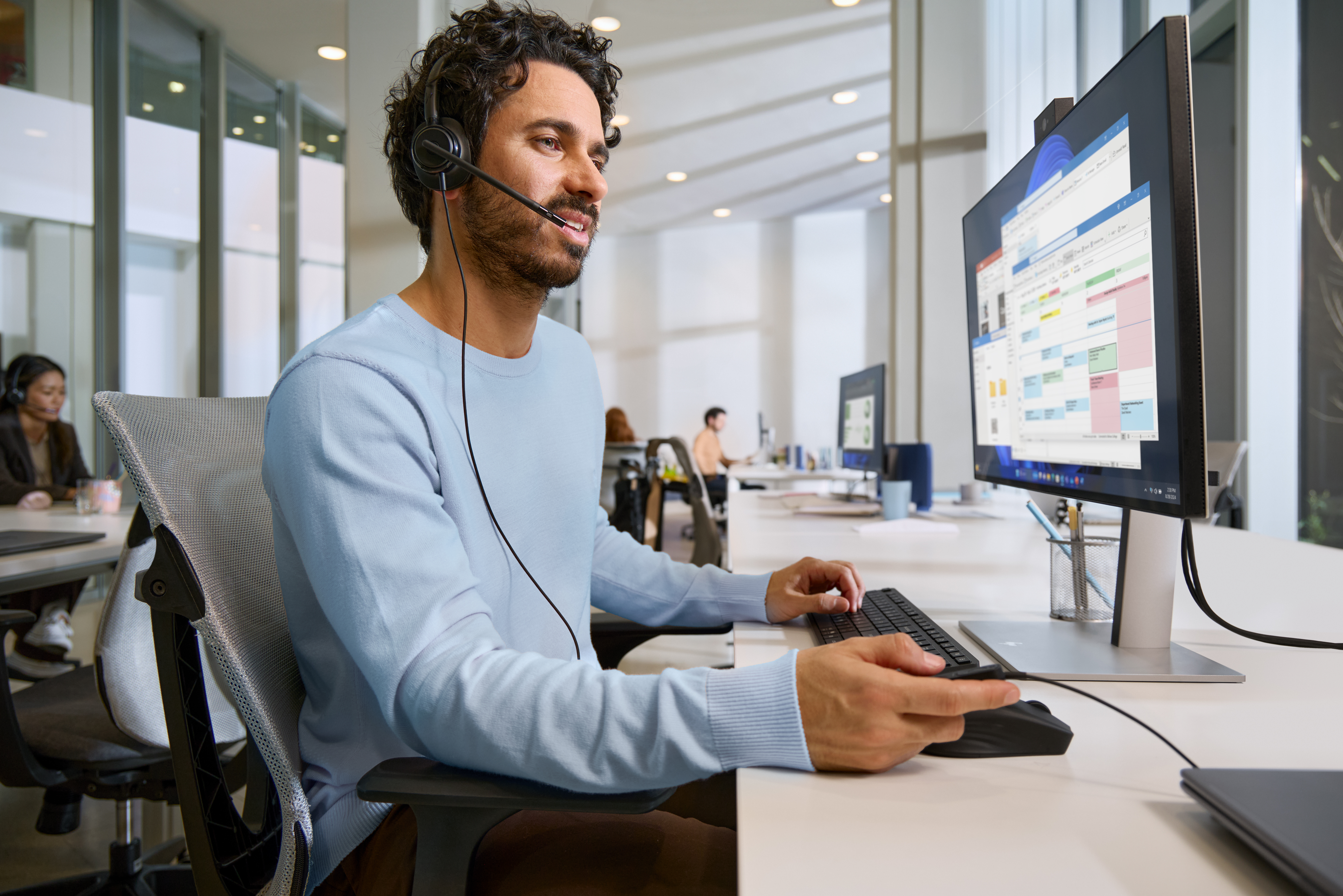 HP Poly Micro-casque filaire USB binaural Mission 425 Classic