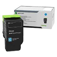 Lexmark 78C0X20 cartucho de tner 1 pieza(s) Original Cian