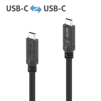 PureLink MicroX4 USB-C auf Kabel USB4 Gen2x2 20Gbps 100W - Kabel - Digital/Daten
