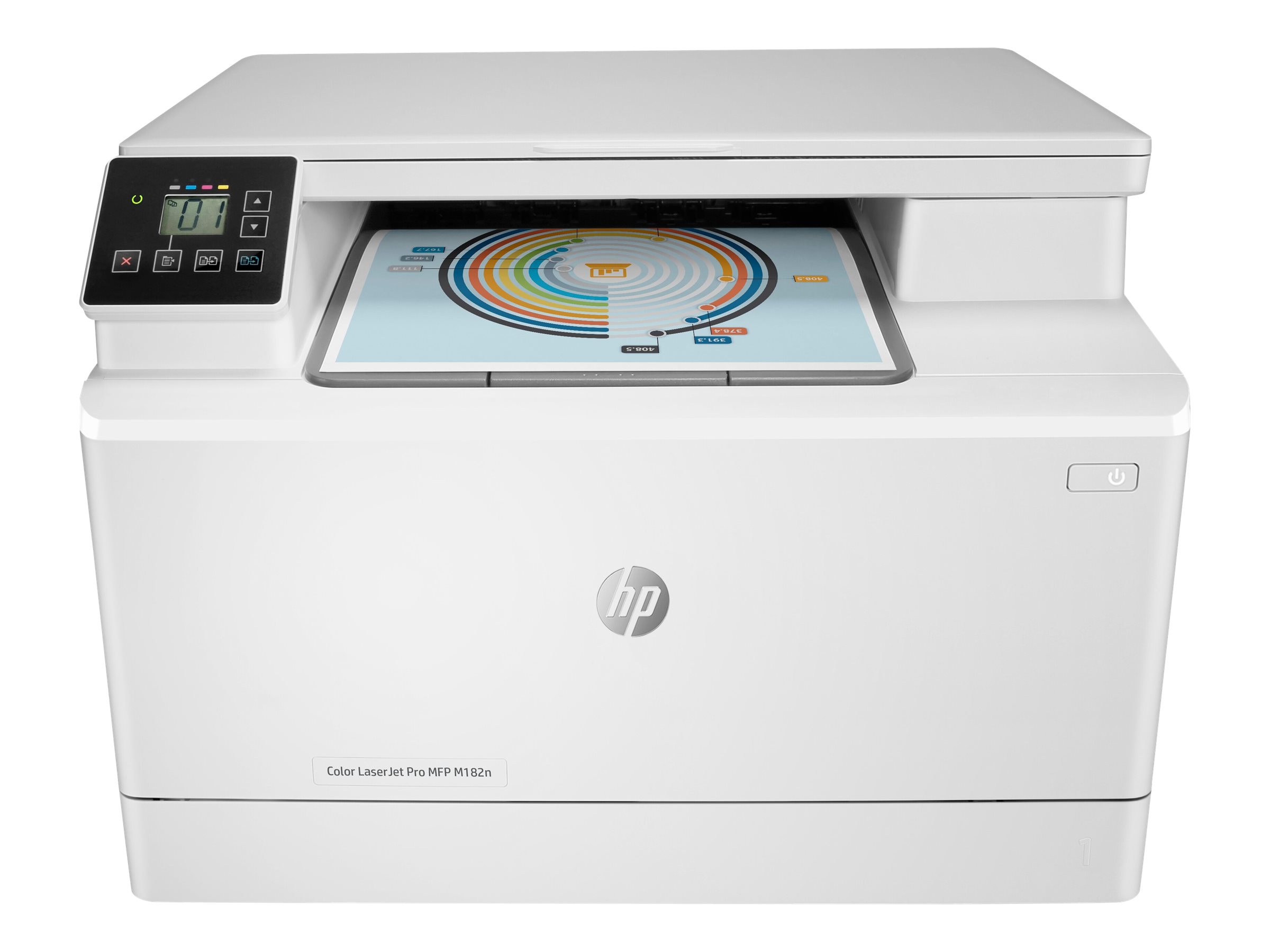 HP Color LaserJet Pro MFP M182n, Print, Copy, Scan, Energy Efficient; Strong Security
