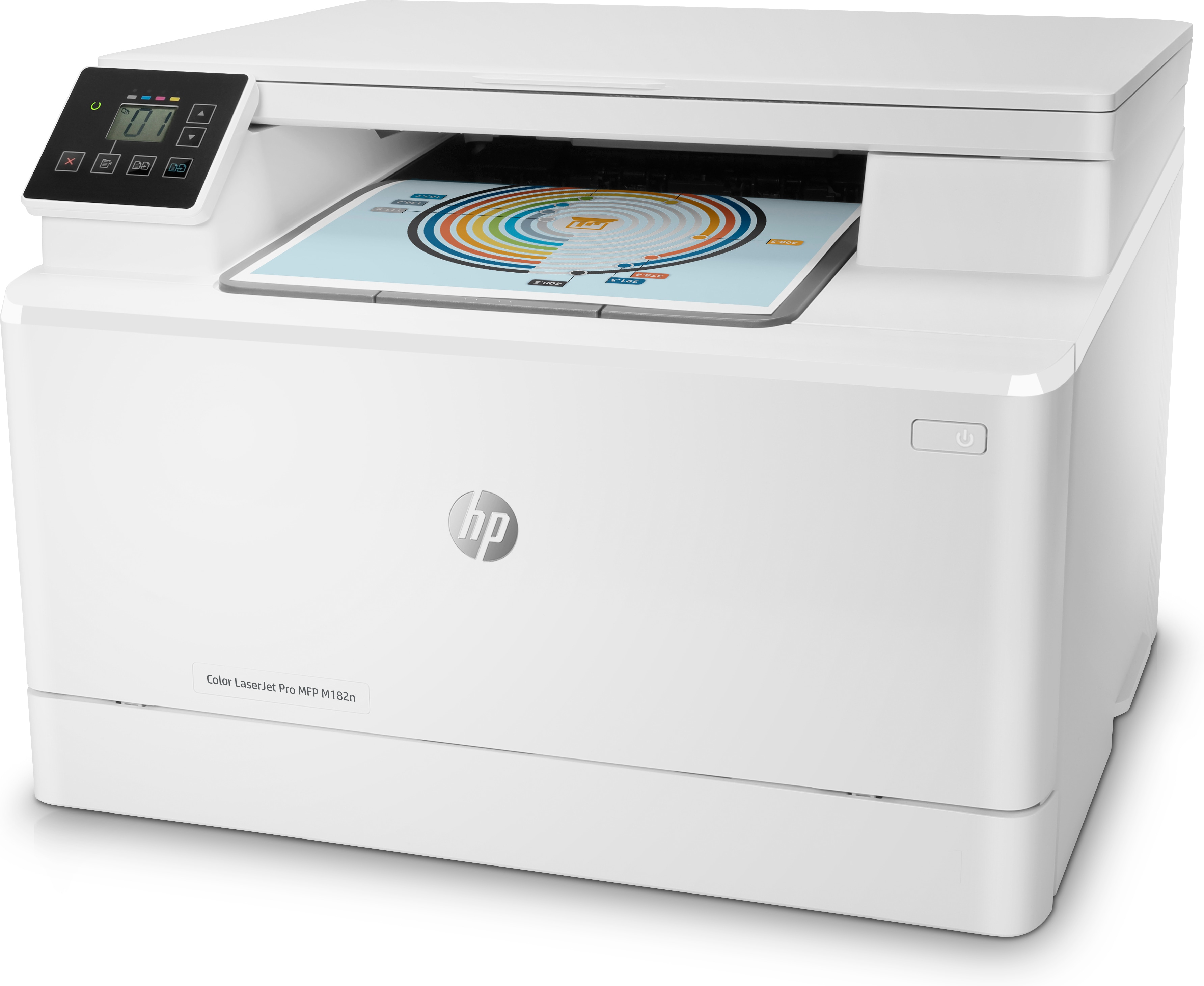 HP Color LaserJet Pro MFP M182n, Print, Copy, Scan, Energy Efficient; Strong Security
