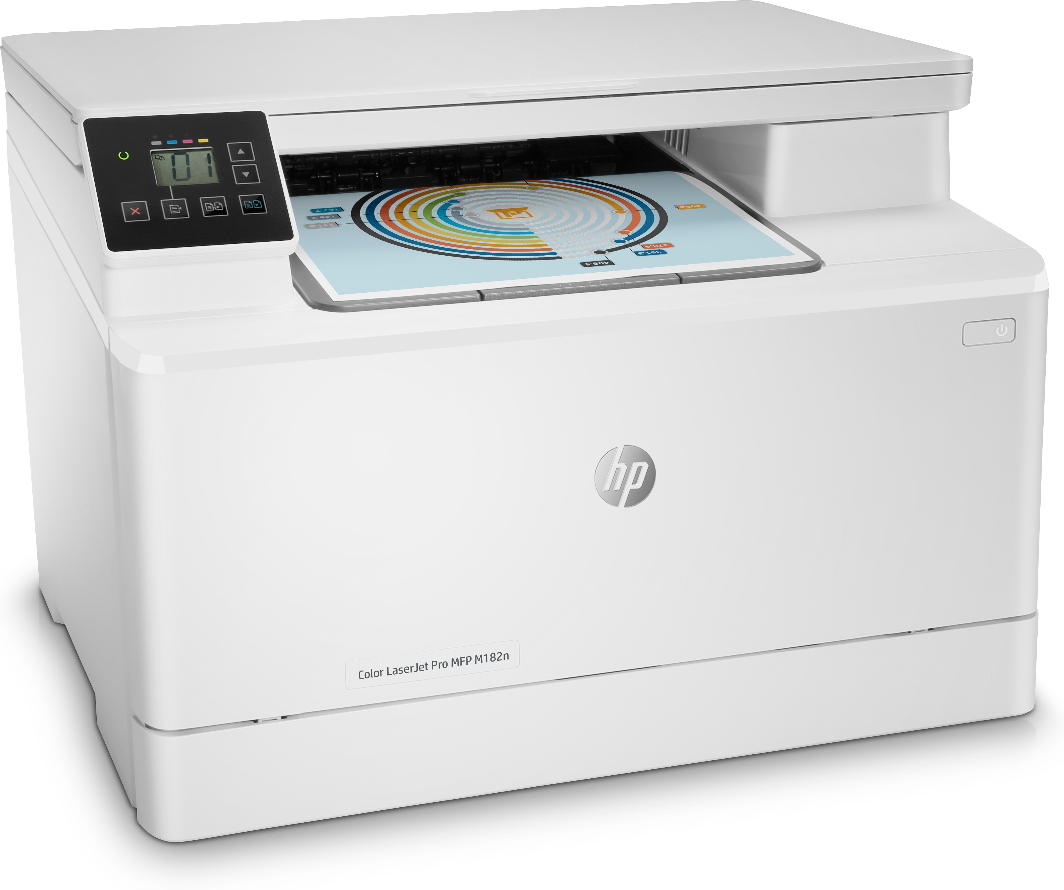 HP Color LaserJet Pro MFP M182n, Print, Copy, Scan, Energy Efficient; Strong Security