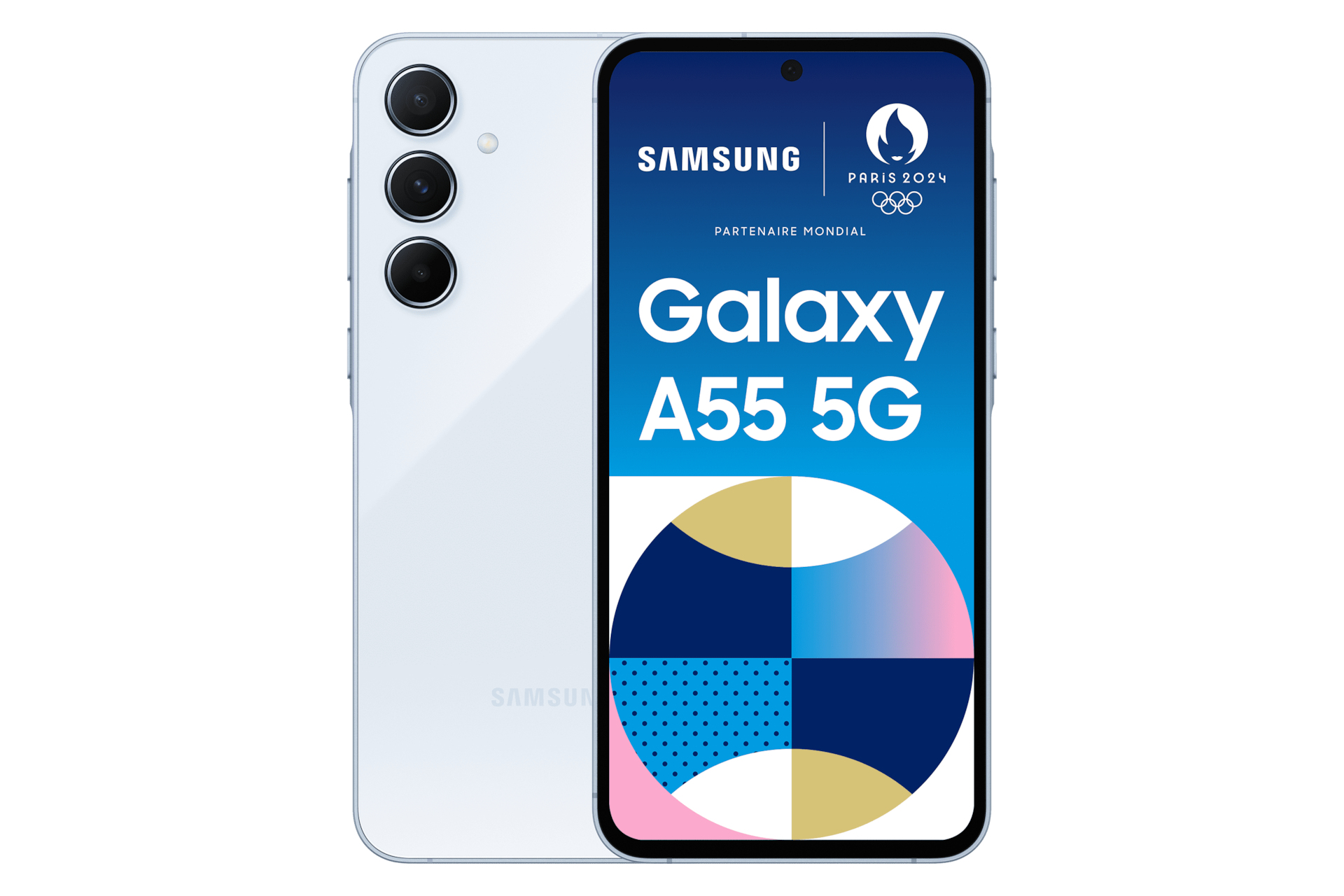 Samsung Galaxy A55 - 5G Smartphone - Dual-SIM - RAM 8 GB / Interner Speicher 128 GB - microSD slot - OLED-Display - 6.6 - 2340 x 1080 Pixel (120 Hz)