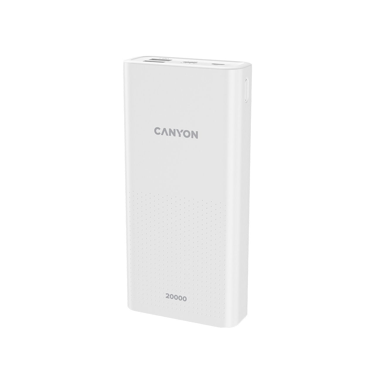 Canyon PB-2001 - Powerbank - 20000 mAh - 2.1 A - 2 Ausgabeanschlussstellen (USB)