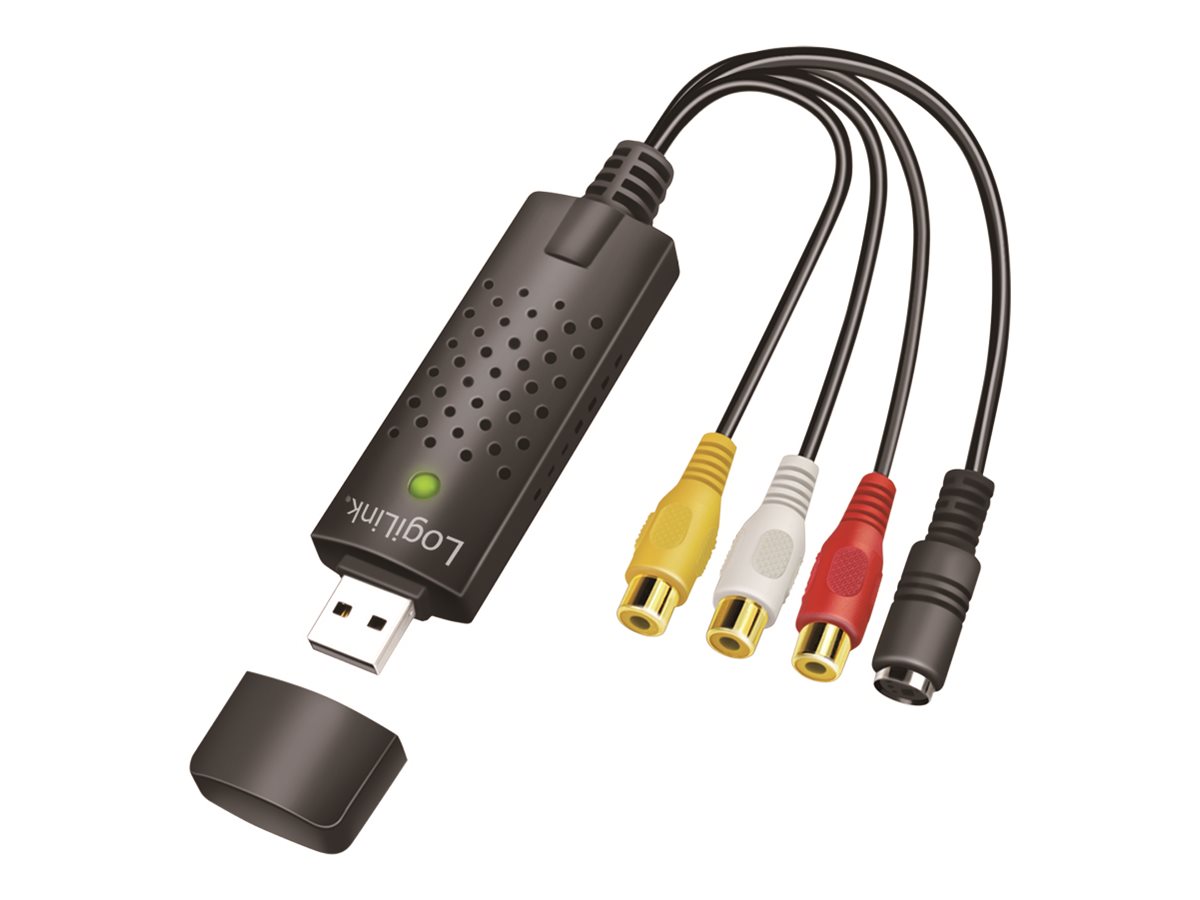 LogiLink USB Adapter Audio/Videograbber Black