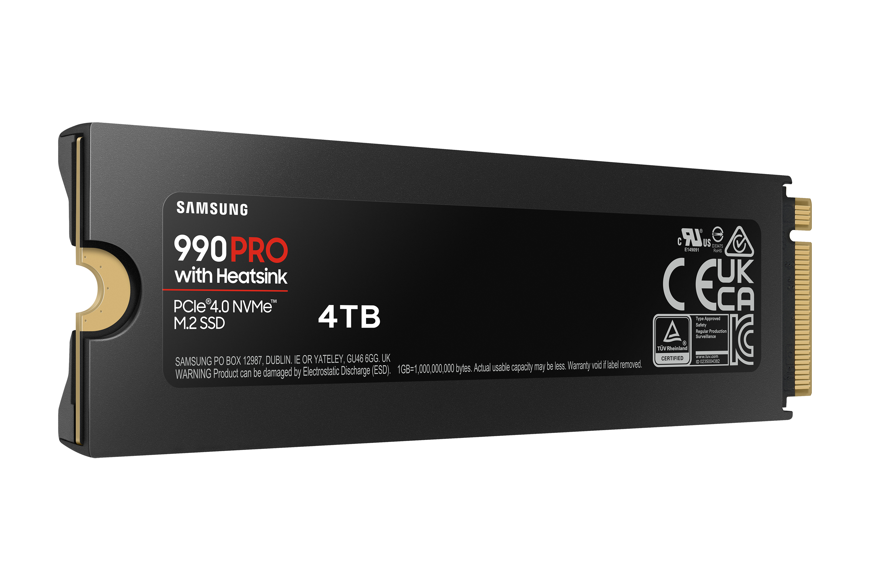 Samsung MZ-V9P4T0GW  Samsung 990 Pro M.2 4 To PCI Express 4.0 V-NAND TLC  NVMe