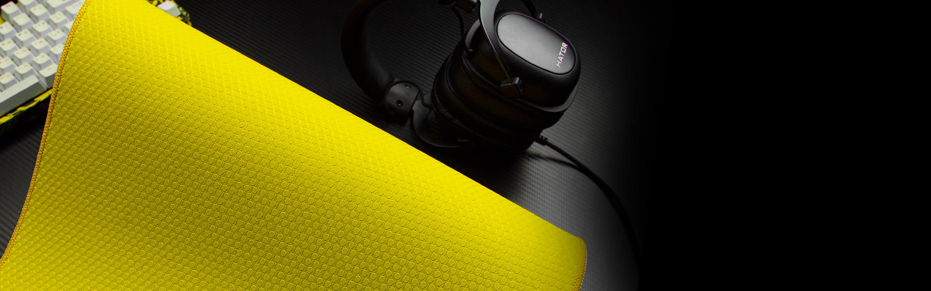 HATOR Tonn EVO XXL Tappetino per mouse per gioco da computer Nero