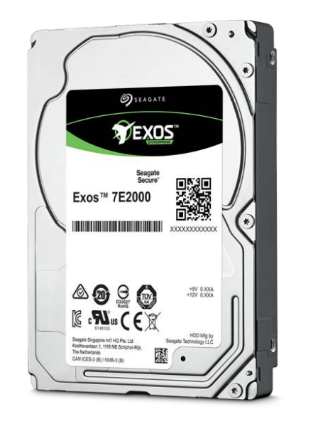 Seagate Exos 7E2000 ST2000NX0243 - Festplatte - 2 TB - intern - 2.5 SFF (6.4 cm SFF)