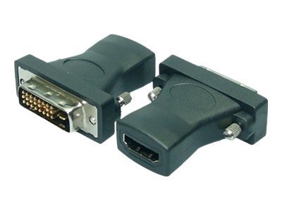 LogiLink HDMI to DVI Adapter HDMI 19-pin female DVI-D (24+1) male Negro