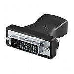 LogiLink HDMI to DVI Adapter HDMI 19-pin female DVI-D (24+1) male Negro