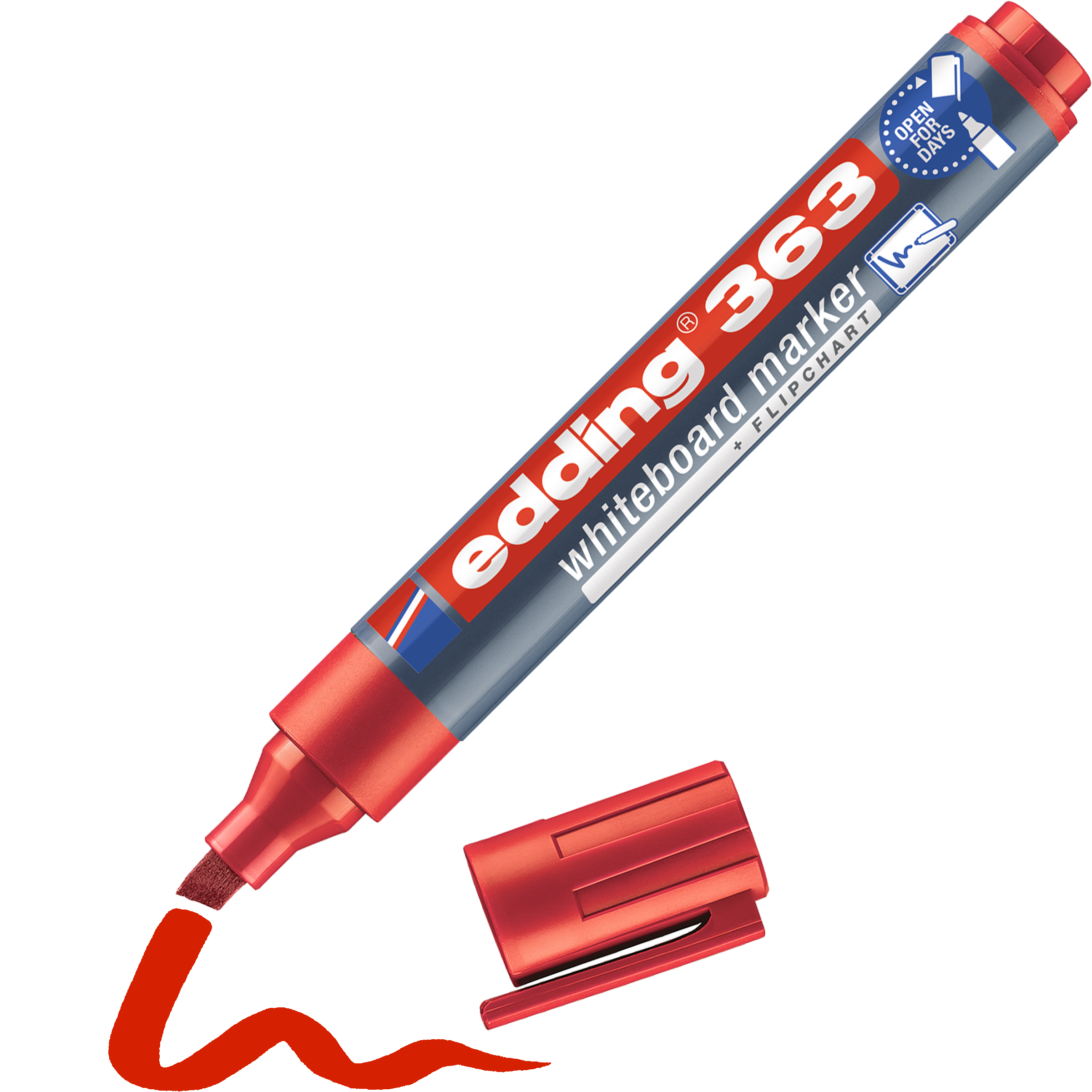 EDDING 363 board - Marker - f�r Tafel - Rot