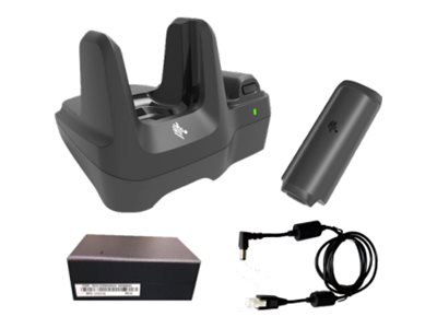 Zebra MC22/MC27 Charge and comm kit includes single-slot charge/communication cradle with