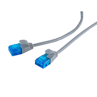 ShiverPeaks Slim Patchkabel U/UTP Cat.6 grau 0.3m - Kabel - Netzwerk