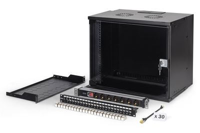 DIGITUS Netzwerk-Set SOHO Pro, 483 mm (19) - 9HE, 540 x 400 mm (B x T)