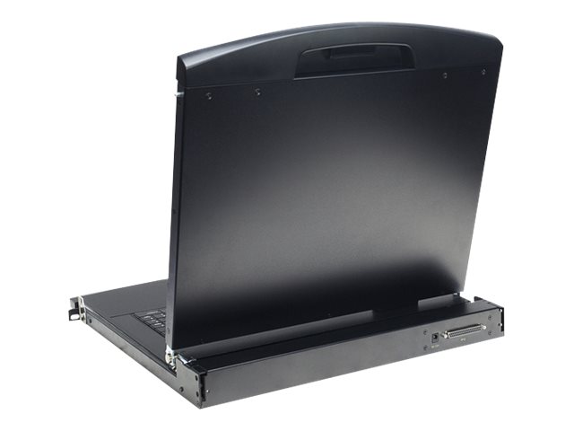 DIGITUS 19 LCD KVM-Konsole, 8-Port VGA, US-Tastatur