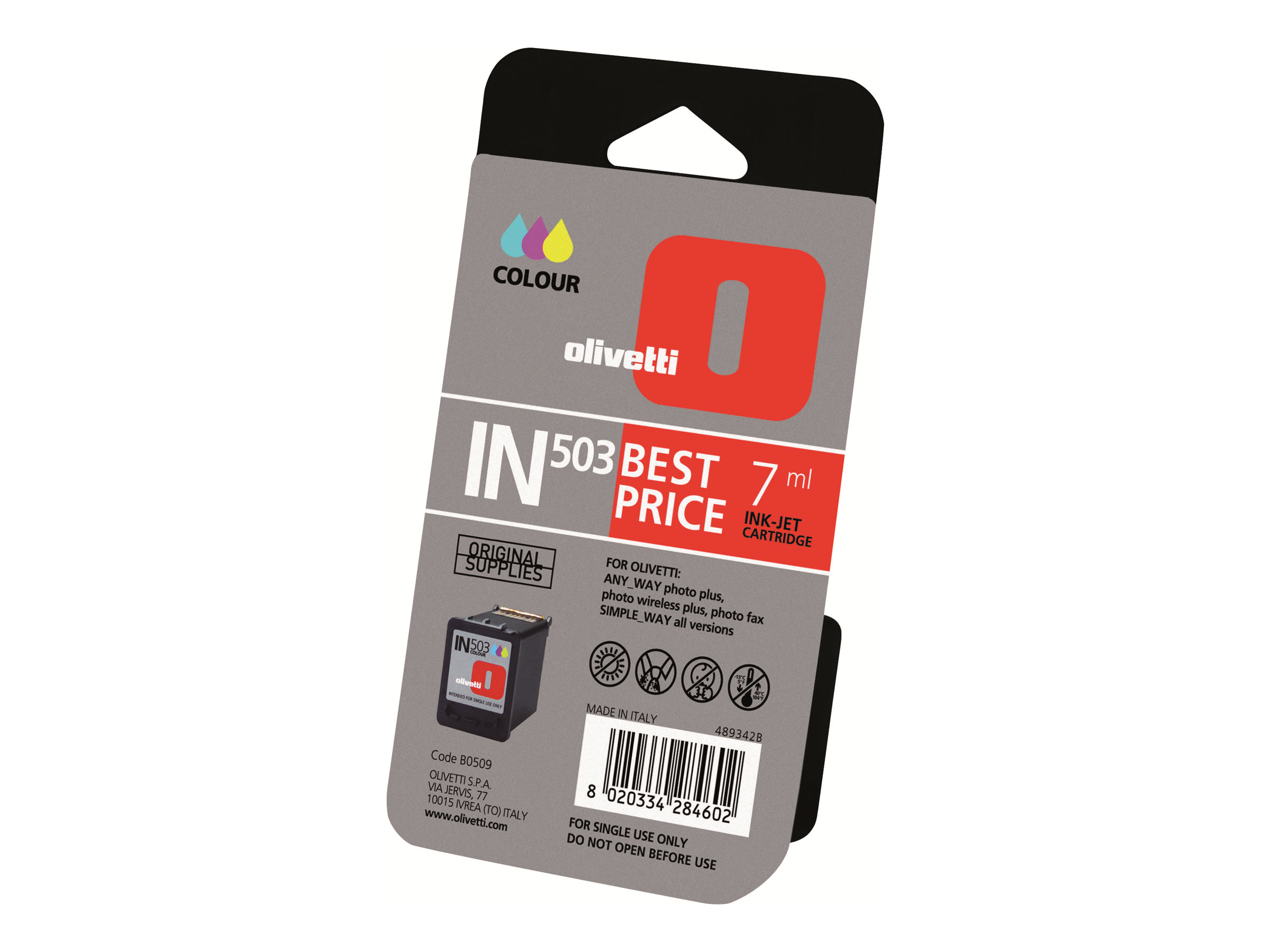 Olivetti IN503 Colour ink-jet cartridge ink cartridge 1 pc(s) Original Cyan, Magenta, Yellow