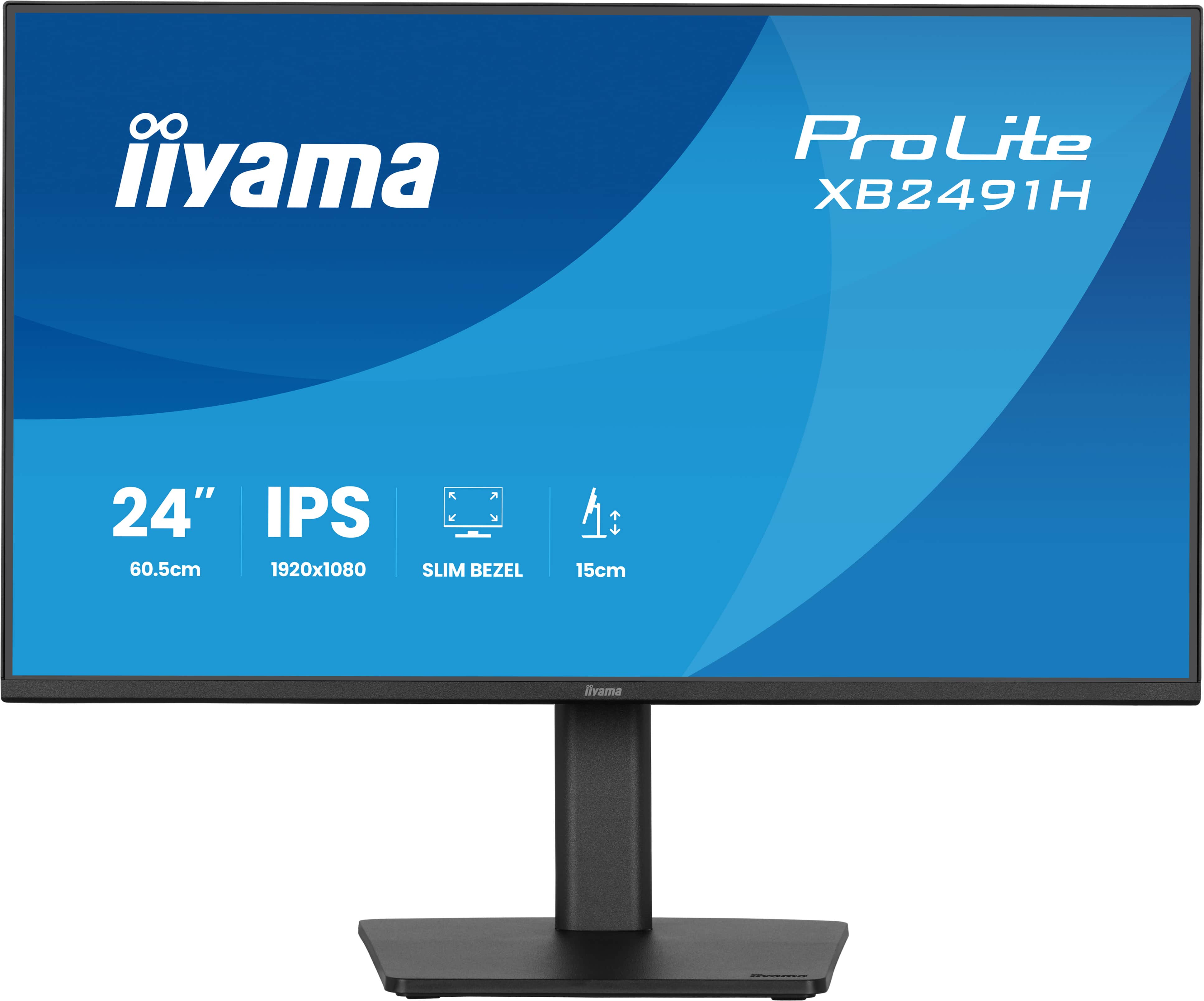 Iiyama 24iWIDE LCD IPS panel LED Bl. Adaptive Sync PivotHeight Adjust - Flachbildschirm (TFT/LCD) - 23,8