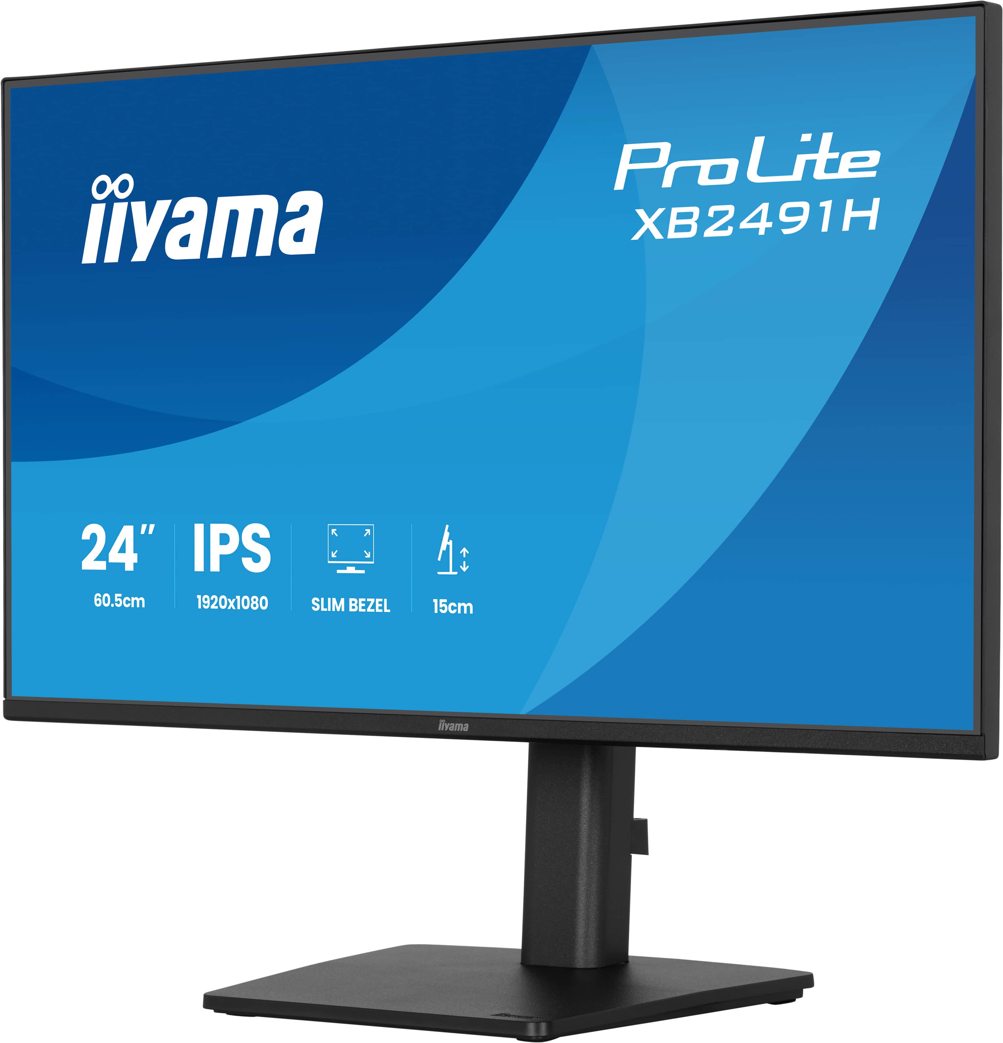 Iiyama 24iWIDE LCD IPS panel LED Bl. Adaptive Sync PivotHeight Adjust - Flachbildschirm (TFT/LCD) - 23,8