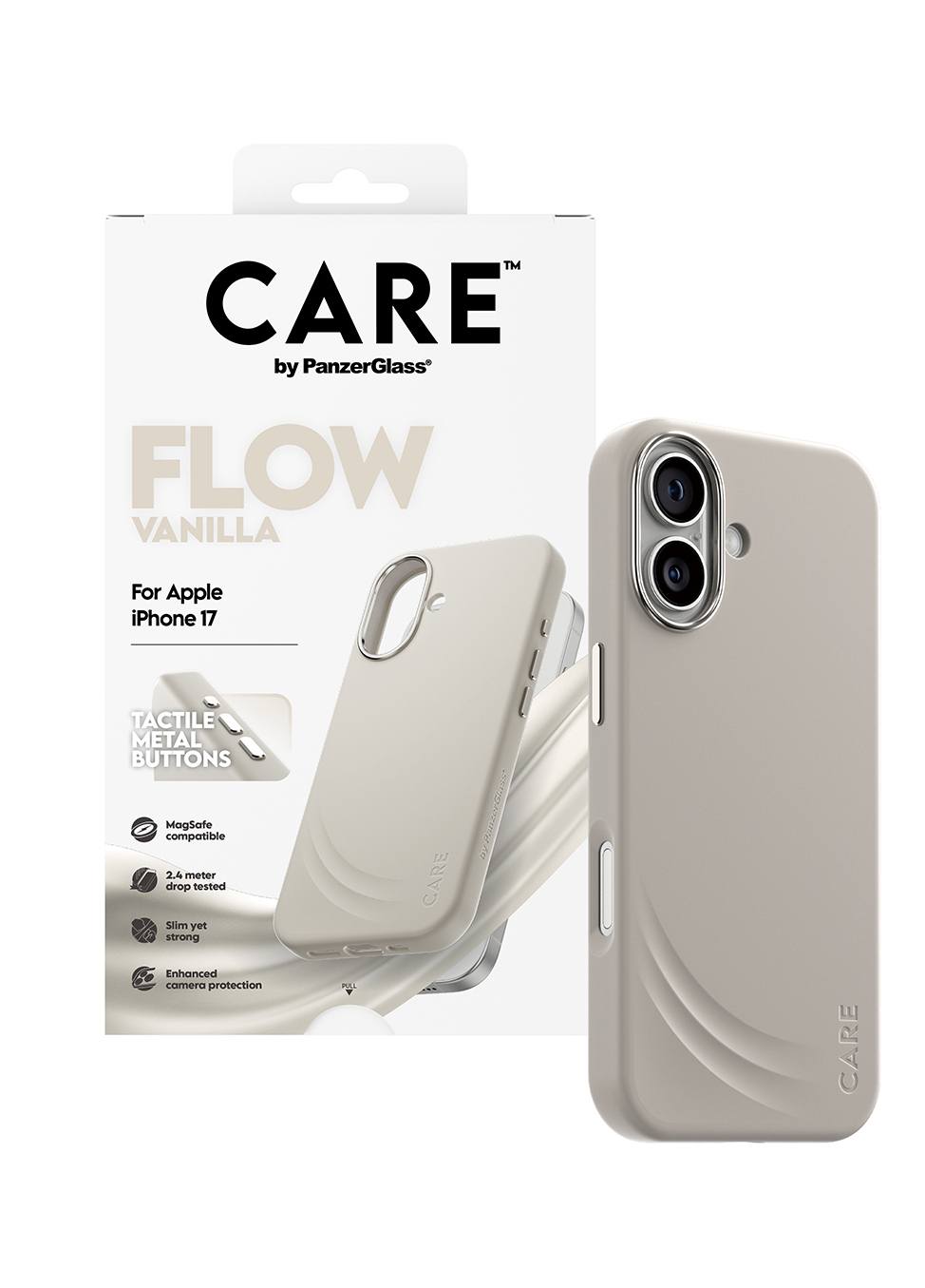 PanzerGlass CARE by PanzerGlass Flow - Hintere Abdeckung