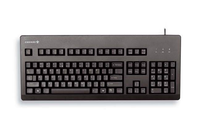 CHERRY G80-3000 teclado USB Ingl�s de EE. UU. Negro